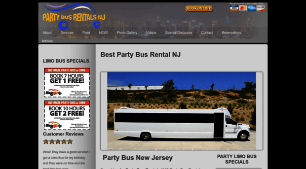 partybusrentalsnj.com