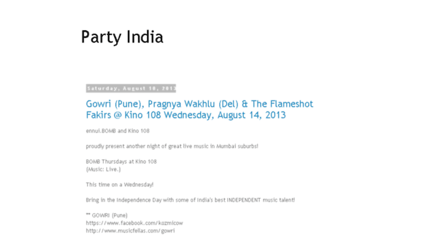 partyhappeningsindia.com