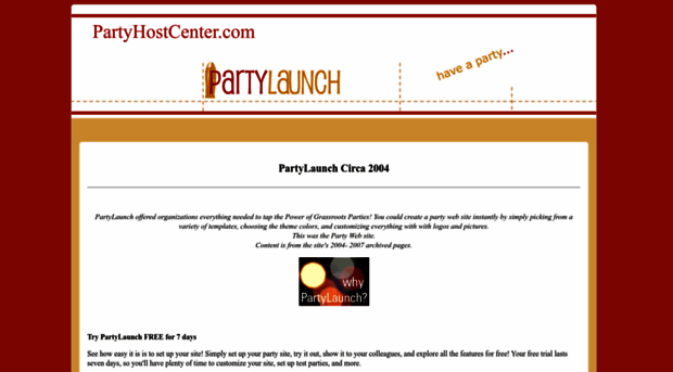 partyhostcenter.com