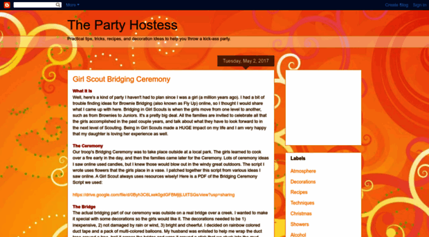 partyhostess.blogspot.com