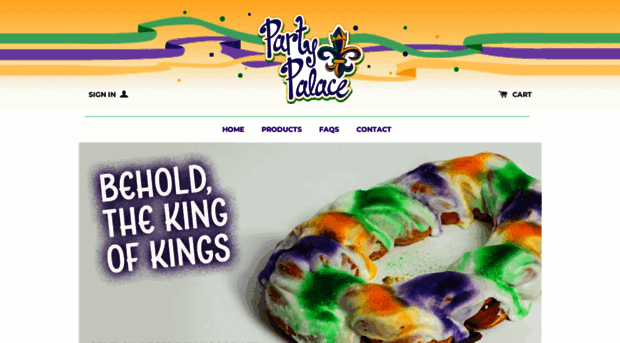 partypalacekingcakes.com