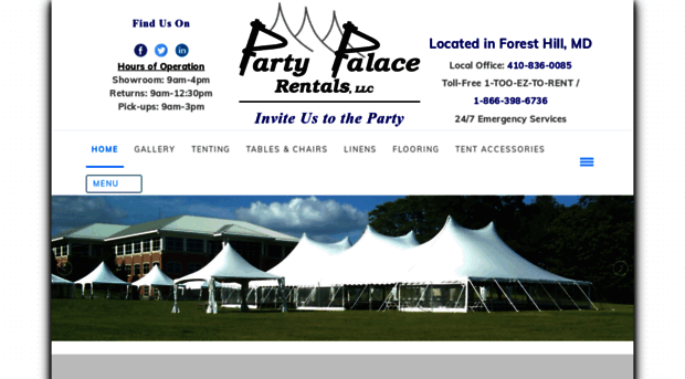 partypalacerental.com