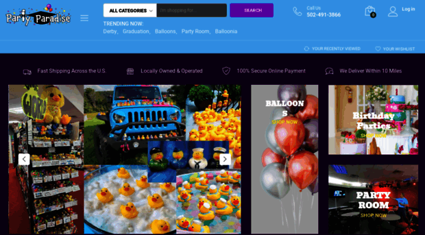 partyparadiseky.com