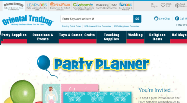 partyplanner.orientaltrading.com