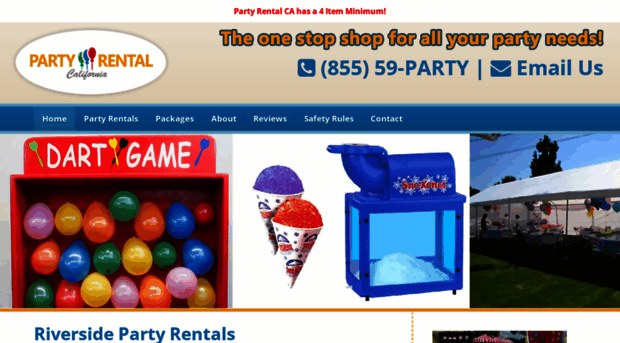 partyrentalca.com