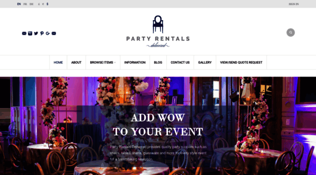 partyrentalsdelivered.com