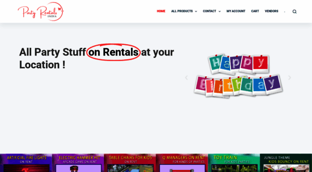 partyrentalsindia.com