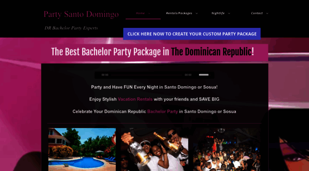 partysantodomingo.com