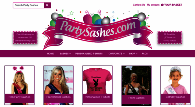 partysashes.com