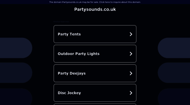 partysounds.co.uk