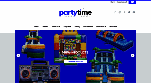 partytime-rentals.com