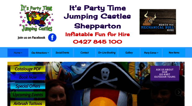 partytimejumpingcastles.com.au