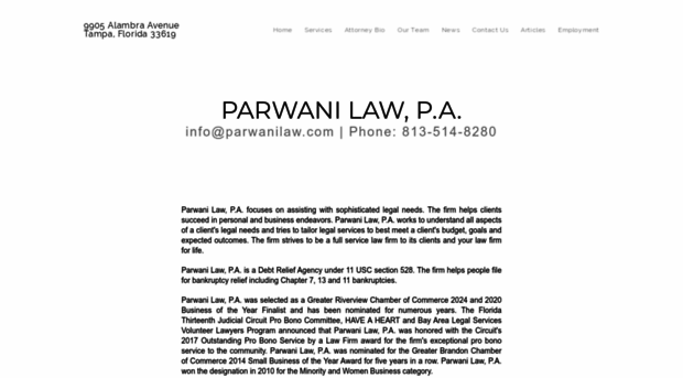 parwanilaw.com