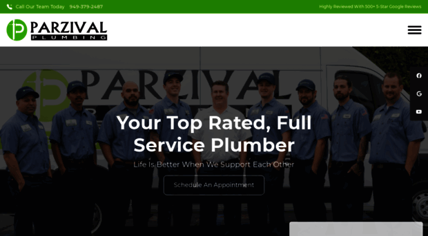 parzivalplumbing.com