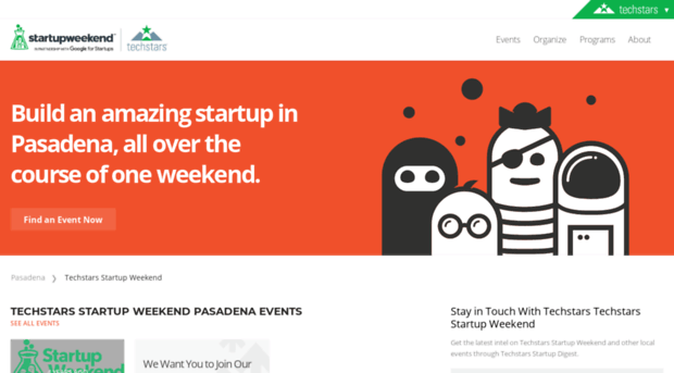pasadena.startupweekend.org