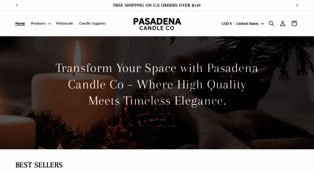 pasadenacandleco.com
