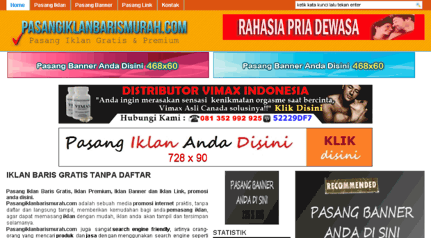 pasangiklanbarismurah.com