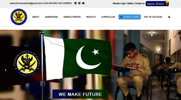 pasbanforcesacademy.com.pk