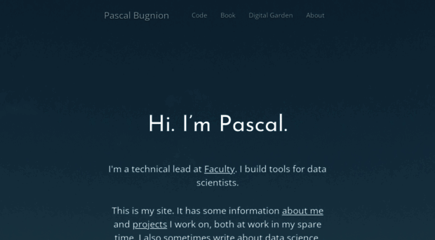 pascalbugnion.net