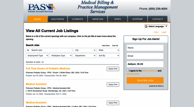 pasjobs.applicantpool.com
