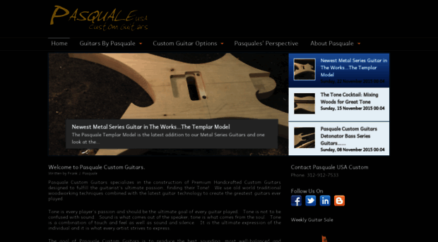 pasqualecustomguitars.com