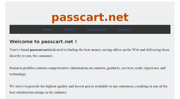 passcart.net