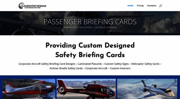 passengerbriefingcards.com