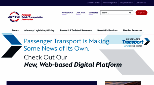 passengertransport.apta.com