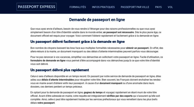 passeport-express.org