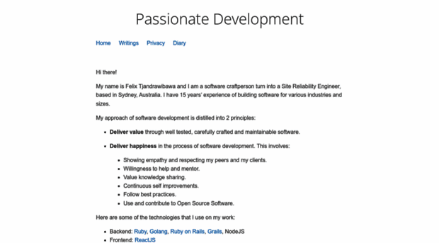 passionatedevelopment.com