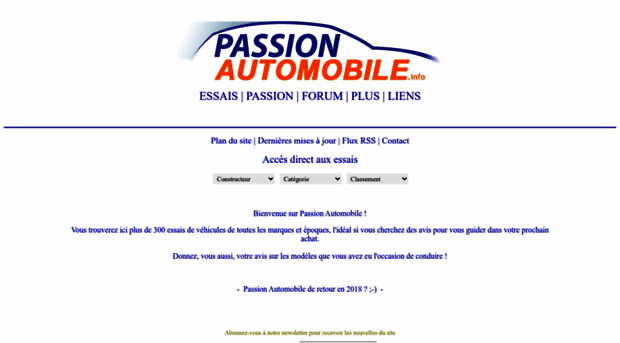 passionautomobile.info