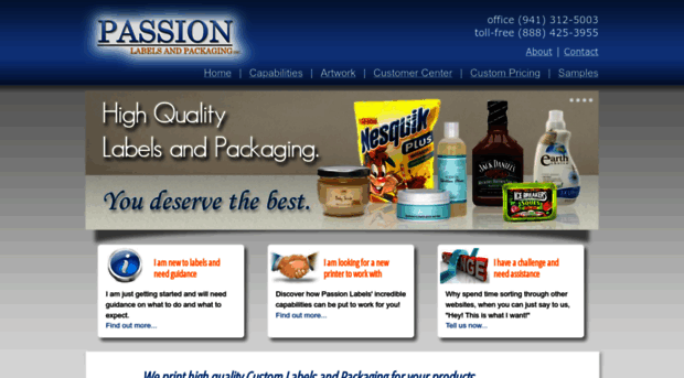 passionlabels.com