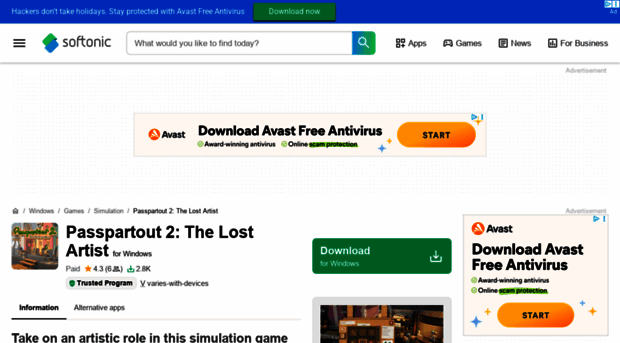 passpartout-2-the-lost-artist.en.softonic.com