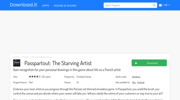 passpartout-the-starving-artist.jaleco.com