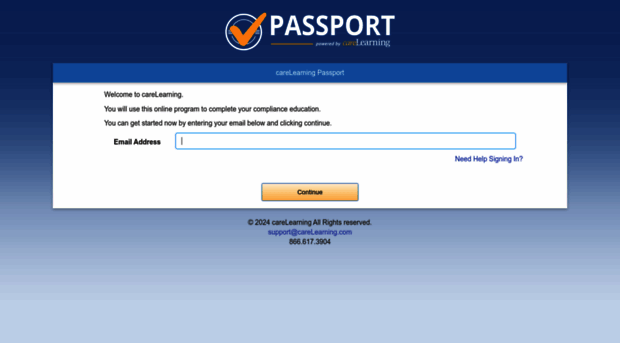 passport.carelearning.com