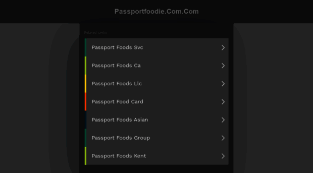 passportfoodie.com.com