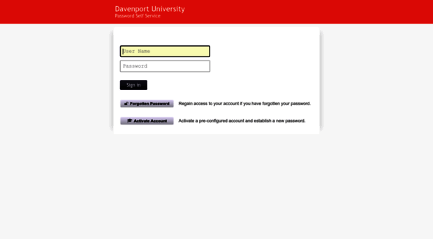 password.davenport.edu