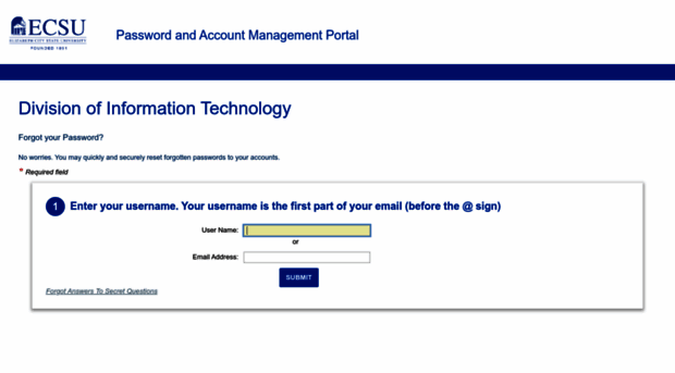 password.ecsu.edu