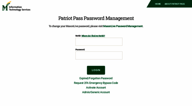 password.gmu.edu