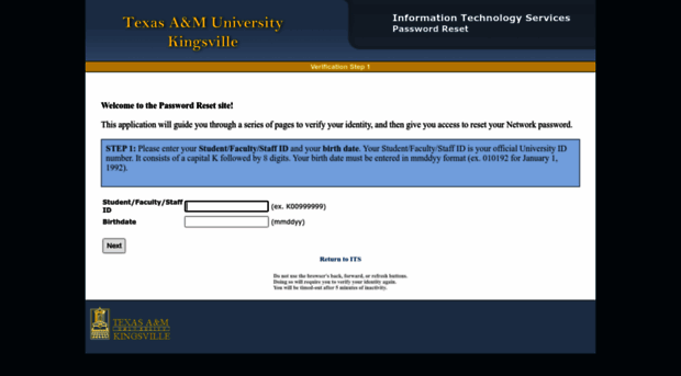 password.tamuk.edu