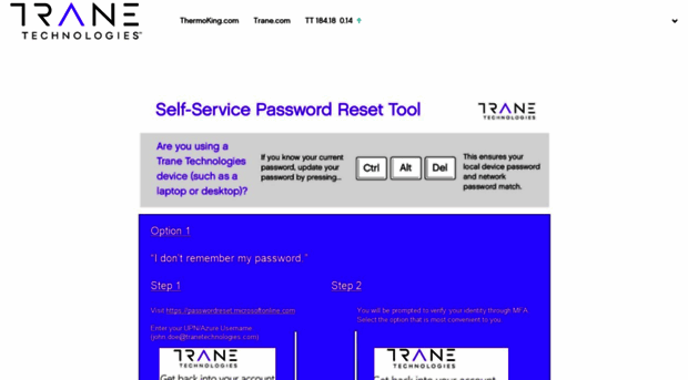 password.tranetechnologies.com