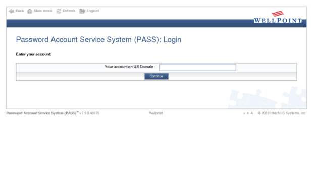 password.wellpoint.com