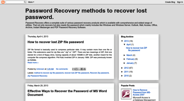 passwordrecoverysoftwares.blogspot.in