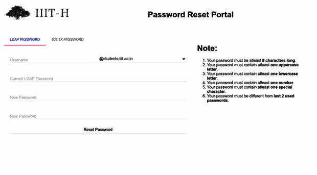 passwordreset.iiit.ac.in