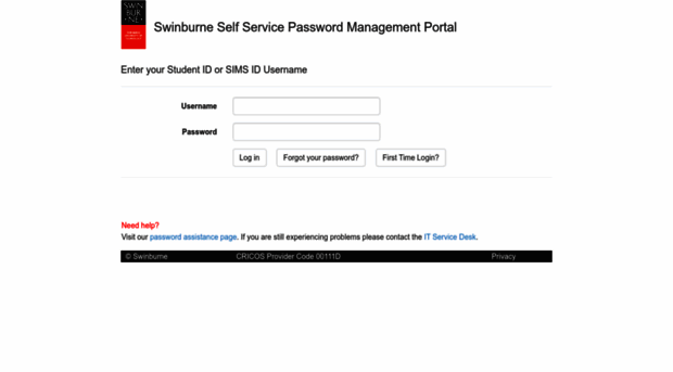 passwordreset.swin.edu.au