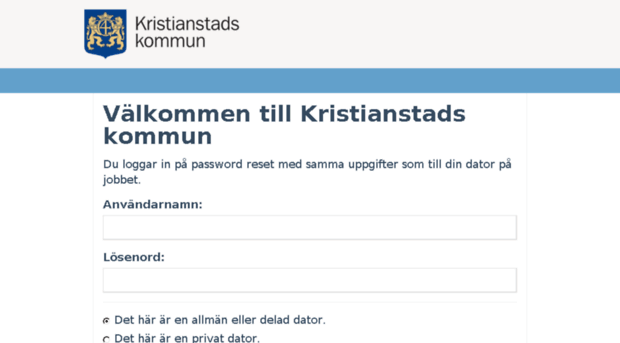 passwordresetregistration.kristianstad.se