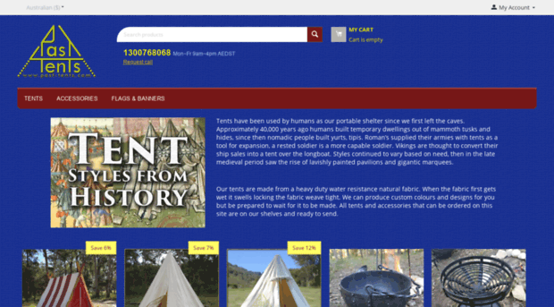 past-tents.com