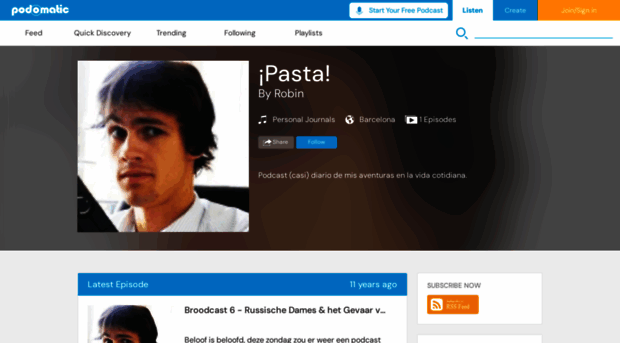 pasta.podomatic.com