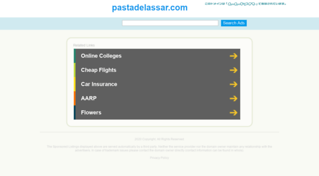 pastadelassar.com