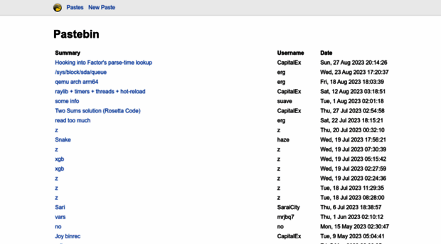 paste.factorcode.org